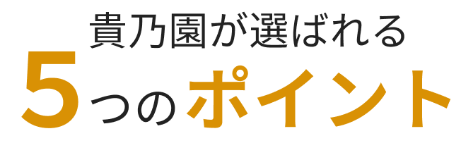 ５つのポイント